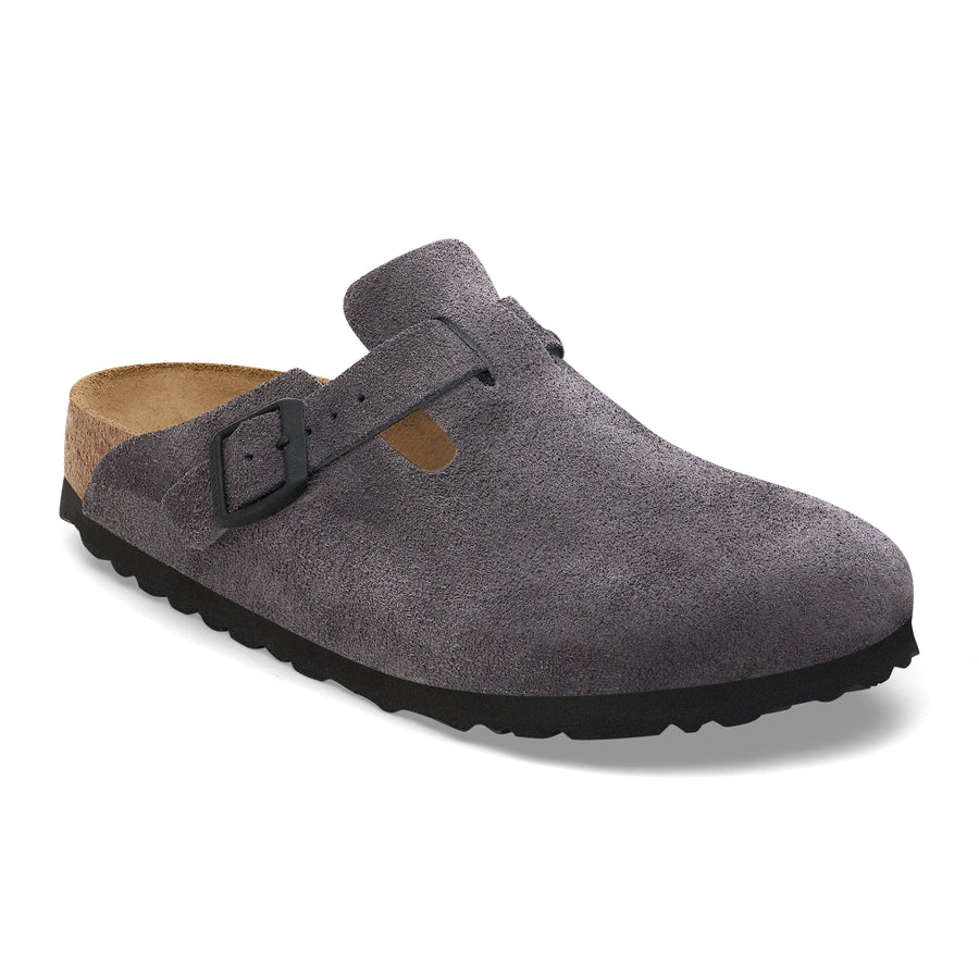 Birkenstock 1028602 Boston Suede Leather Velvet Grey