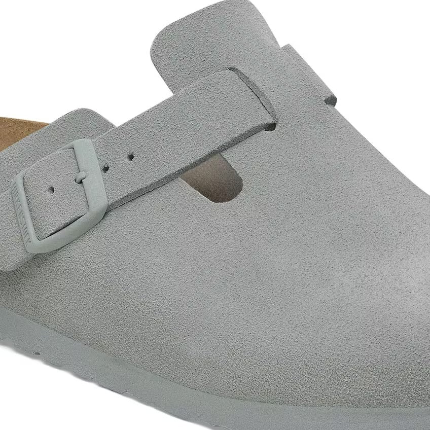 Birkenstock 1029212 Boston Suede Leather Pure Sage