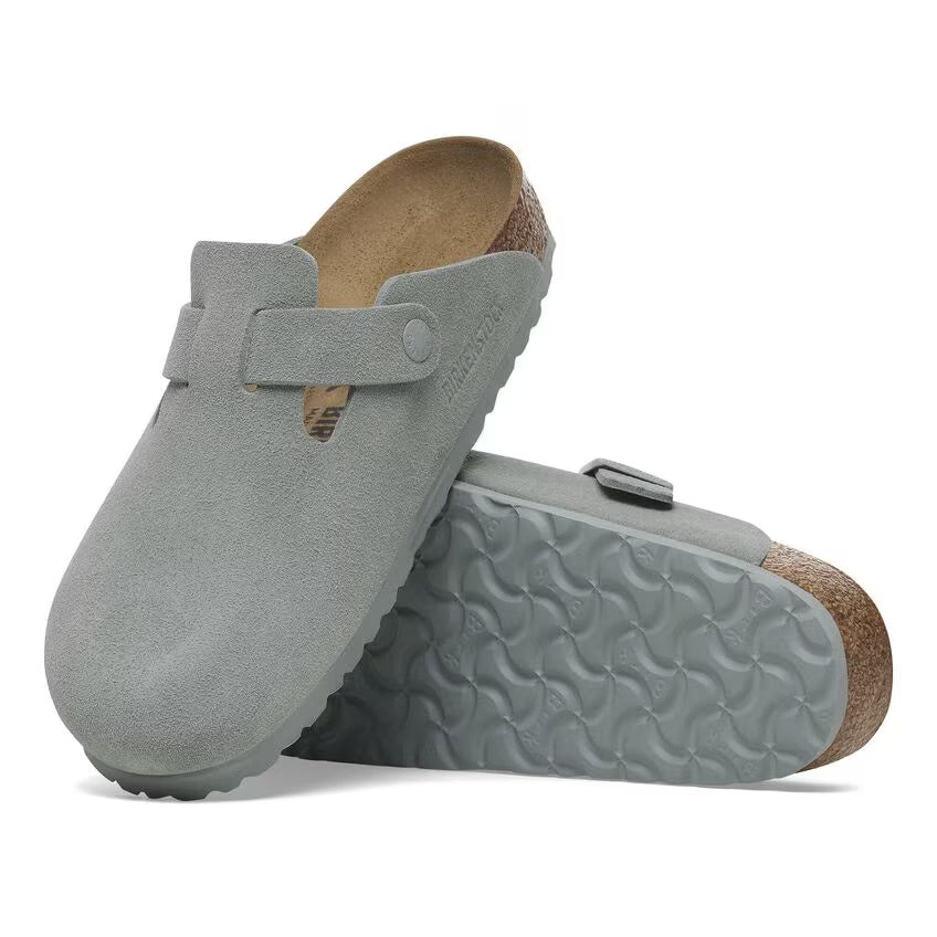 Birkenstock 1029212 Boston Suede Leather Pure Sage