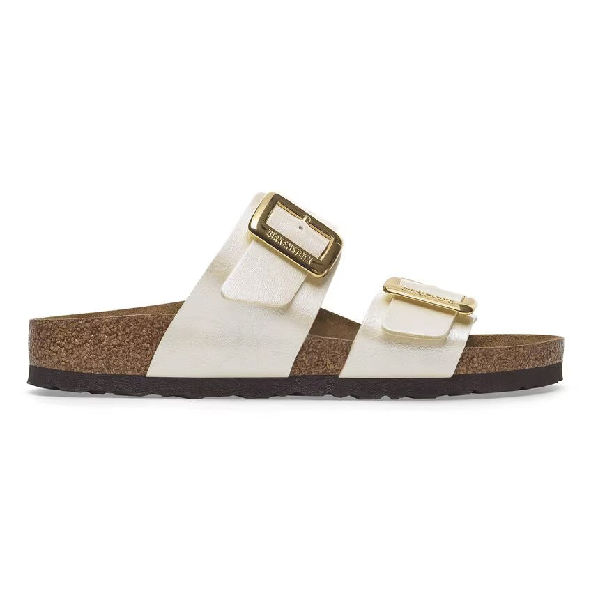 Birkenstock 1029463 Sydney Birko-Flor Graceful Pearl White