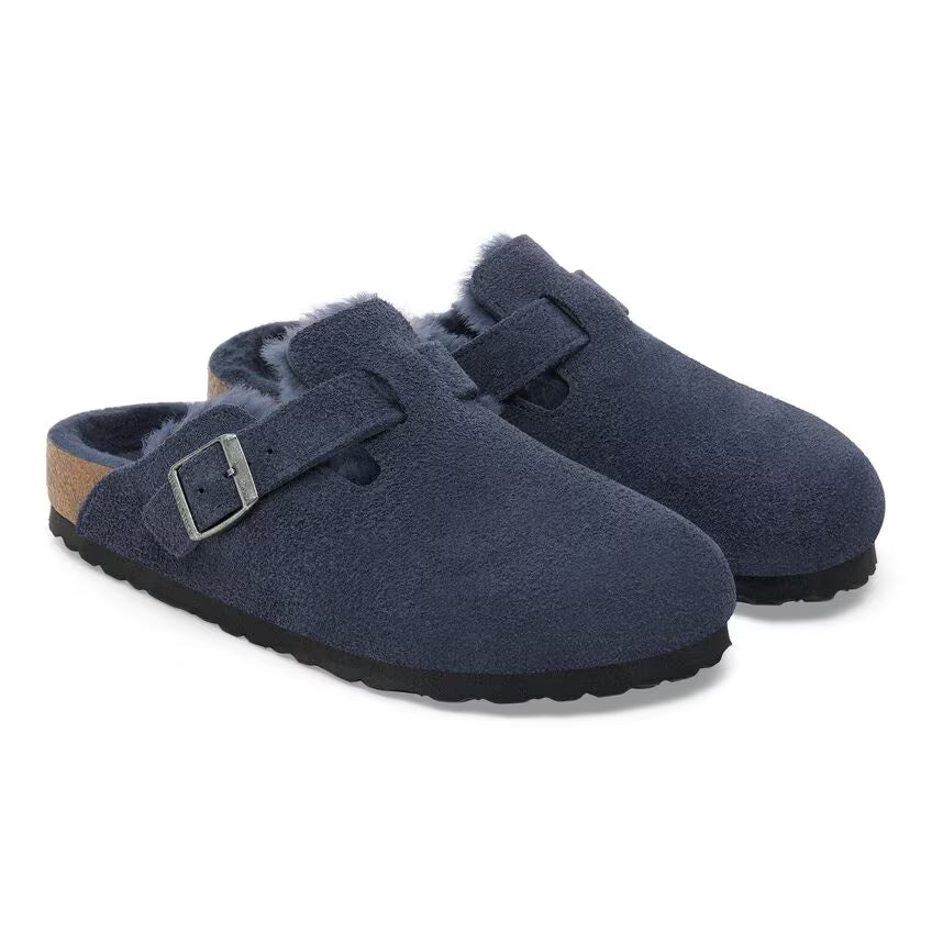 Birkenstock 1030657 Boston Shearling New Navy