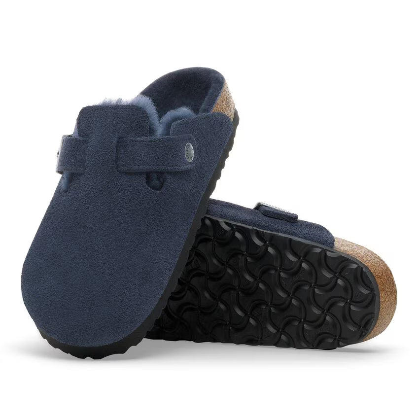 Birkenstock 1030657 Boston Shearling New Navy