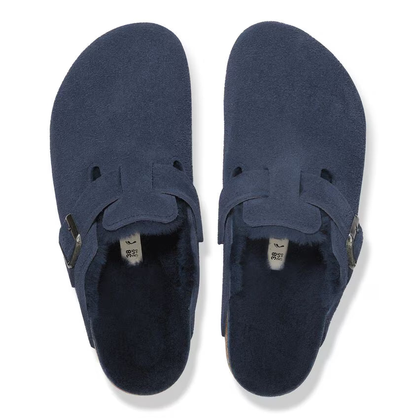 Birkenstock 1030657 Boston Shearling New Navy
