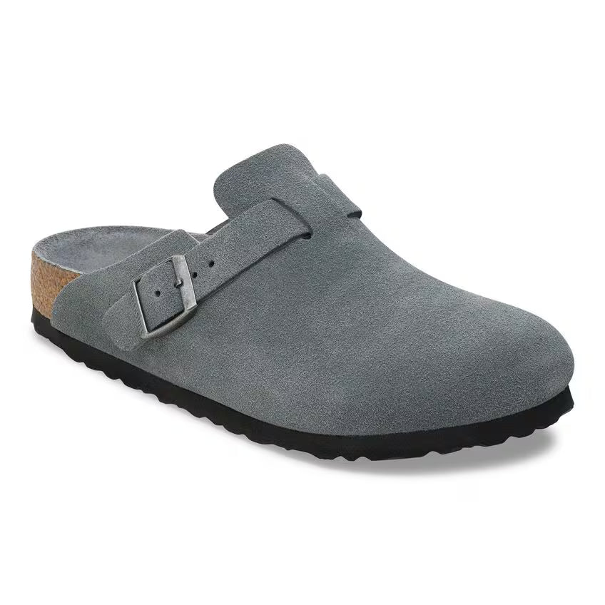 Birkenstock 1030870 Boston SFB Basalt Gray