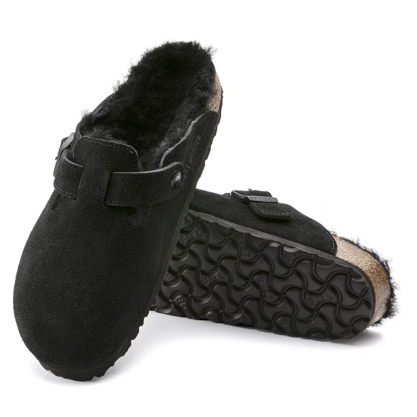 Birkenstock 259881 Boston Shearling Black