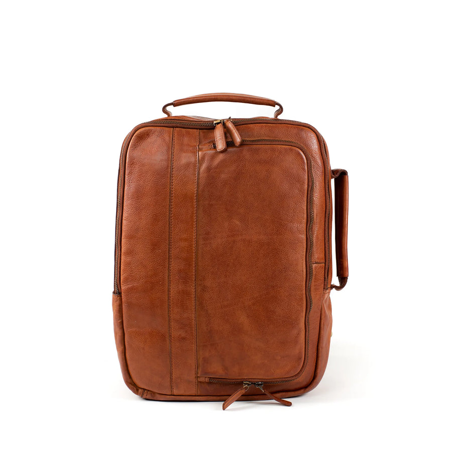 Gianni Conti 419 2389 25 Leather Briefcase Tan