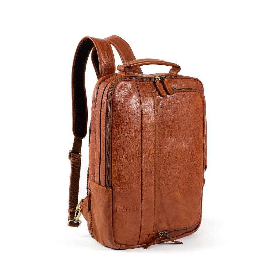 Gianni Conti 419 2389 25 Leather Briefcase Tan