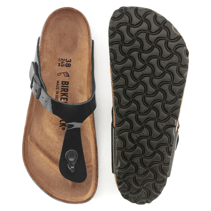 Birkenstock 43661 Gizeh BF Patent Black
