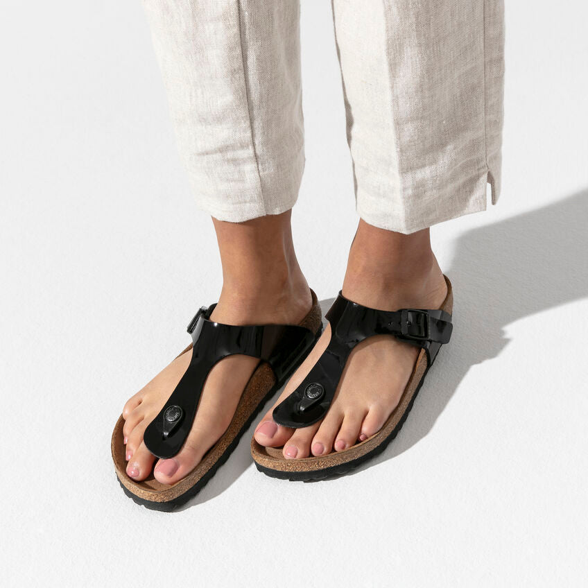 Birkenstock 43661 Gizeh BF Patent Black