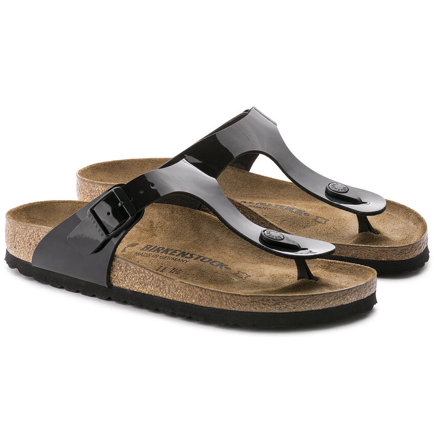 Birkenstock 43661 Gizeh BF Patent Black