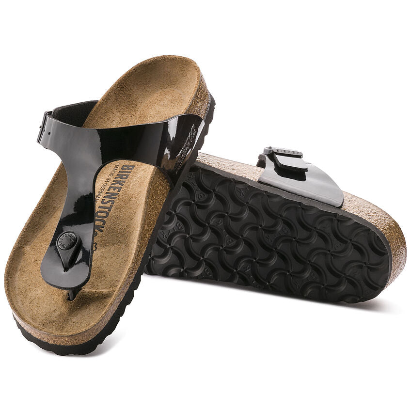 Birkenstock 43661 Gizeh BF Patent Black