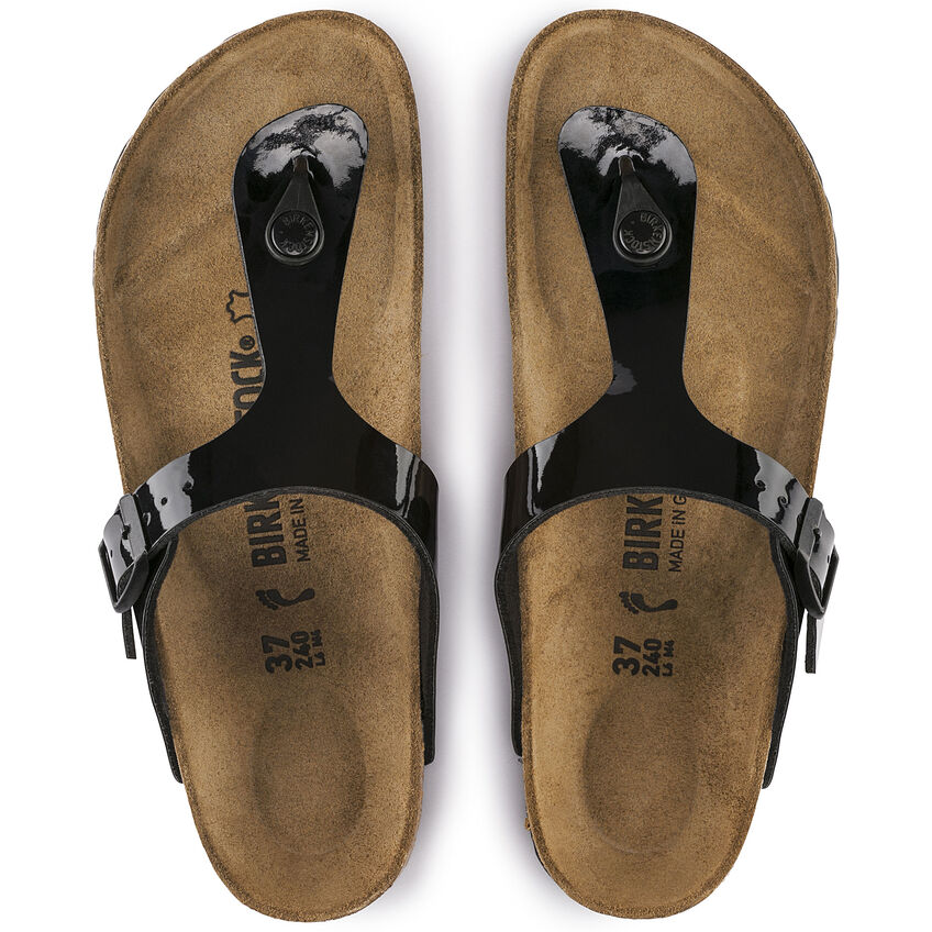 Birkenstock 43661 Gizeh BF Patent Black