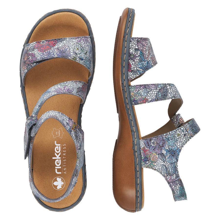 Rieker 659C7 90 Blue Multi