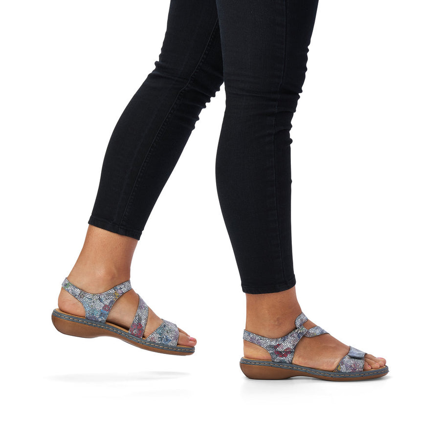 Rieker 659C7 90 Blue Multi