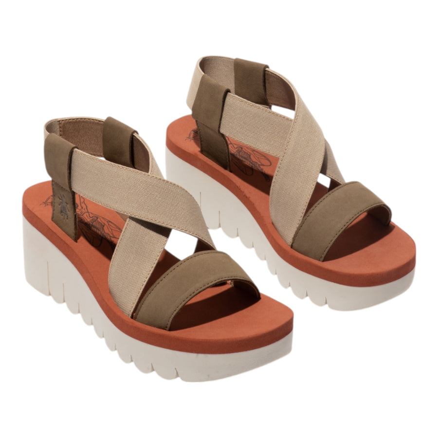 Fly P144922011 YABI922FLY Cupido Elastic Military/Beige/Brick