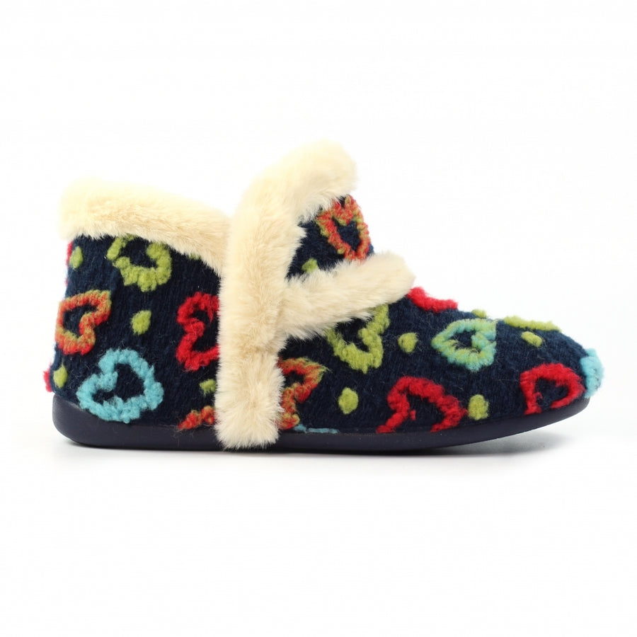 Lunar KLA234 BL Angel Navy Boot Slipper