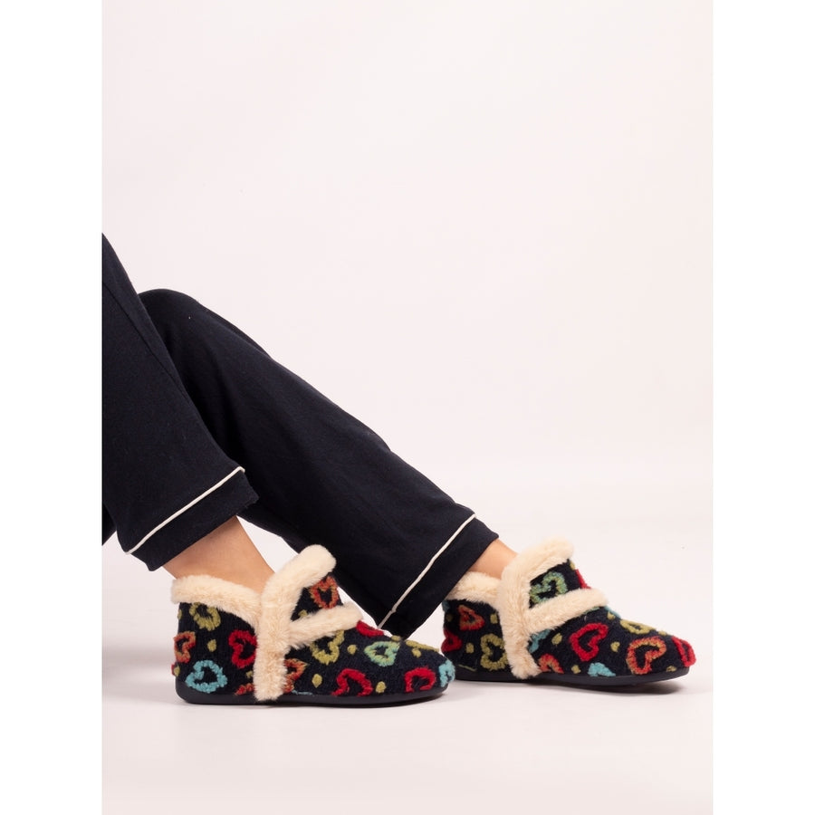 Lunar KLA234 BL Angel Navy Boot Slipper