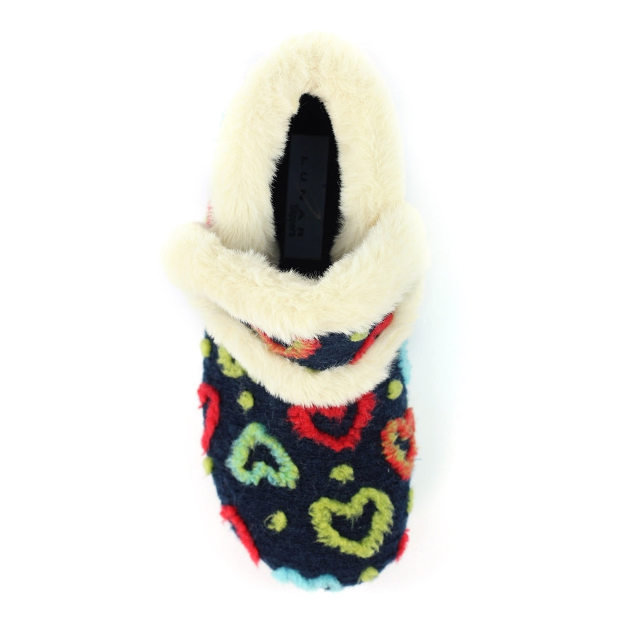 Lunar KLA234 BL Angel Navy Boot Slipper