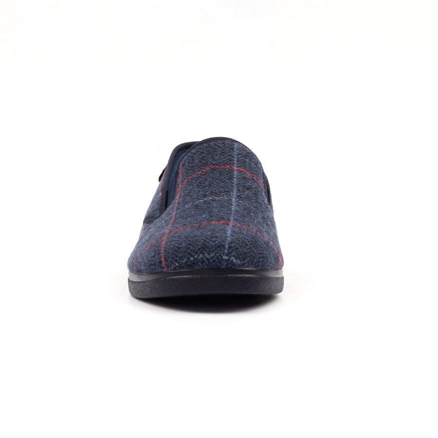 Lazy Dogz KMD 116 BL Hughes Navy Slipper