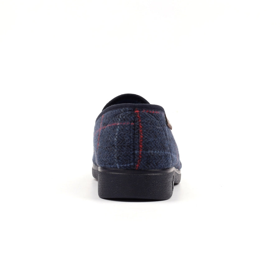 Lazy Dogz KMD 116 BL Hughes Navy Slipper