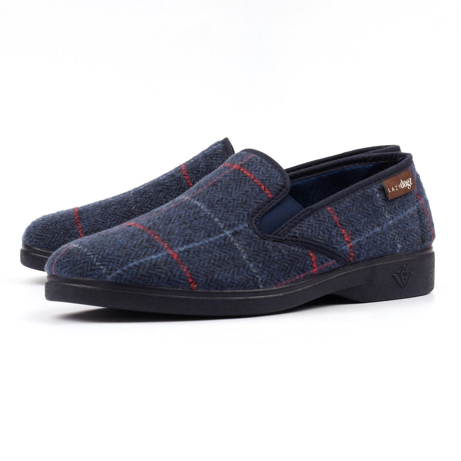 Lazy Dogz KMD 116 BL Hughes Navy Slipper