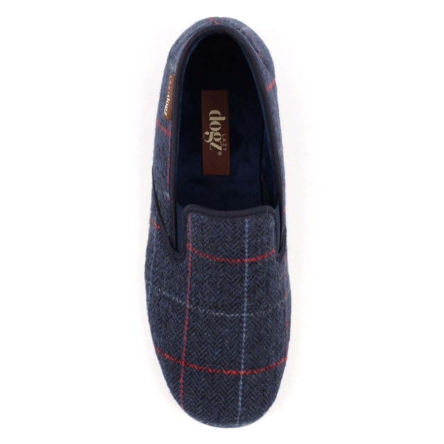Lazy Dogz KMD 116 BL Hughes Navy Slipper