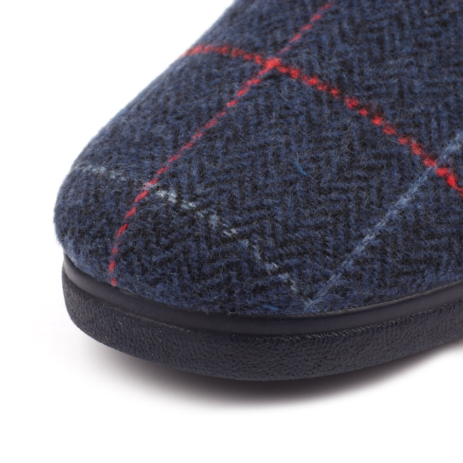Lazy Dogz KMD 116 BL Hughes Navy Slipper