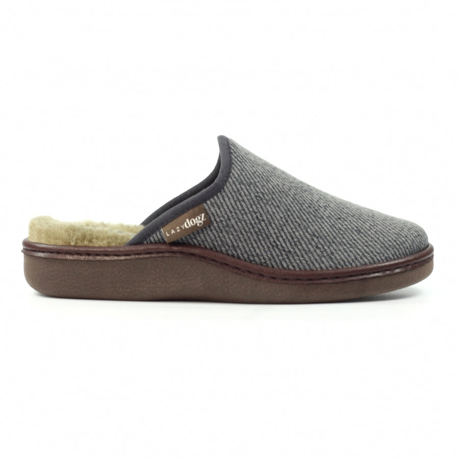 Lazy Dogz KMD 112 GR Jacob Grey Slipper