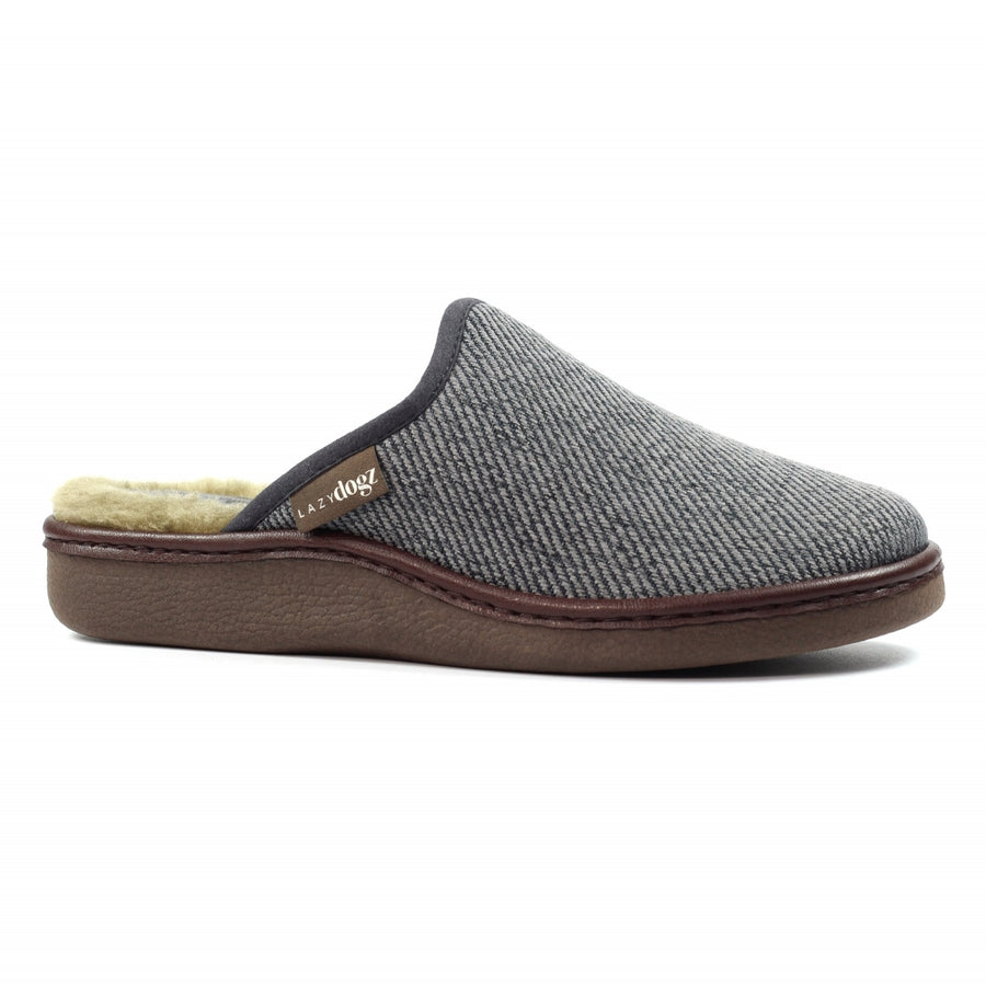 Lazy Dogz KMD 112 GR Jacob Grey Slipper