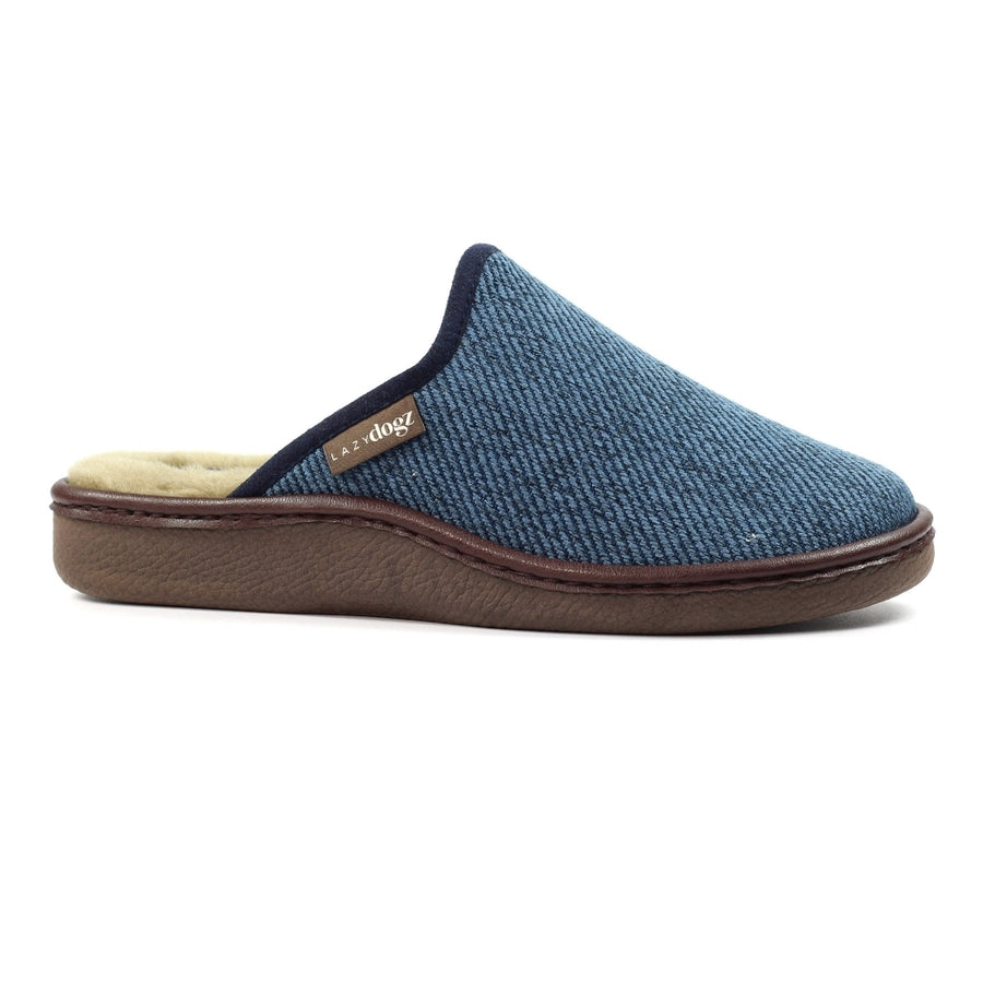Lazy Dogz KMD 112 BL Jacob Navy Slipper