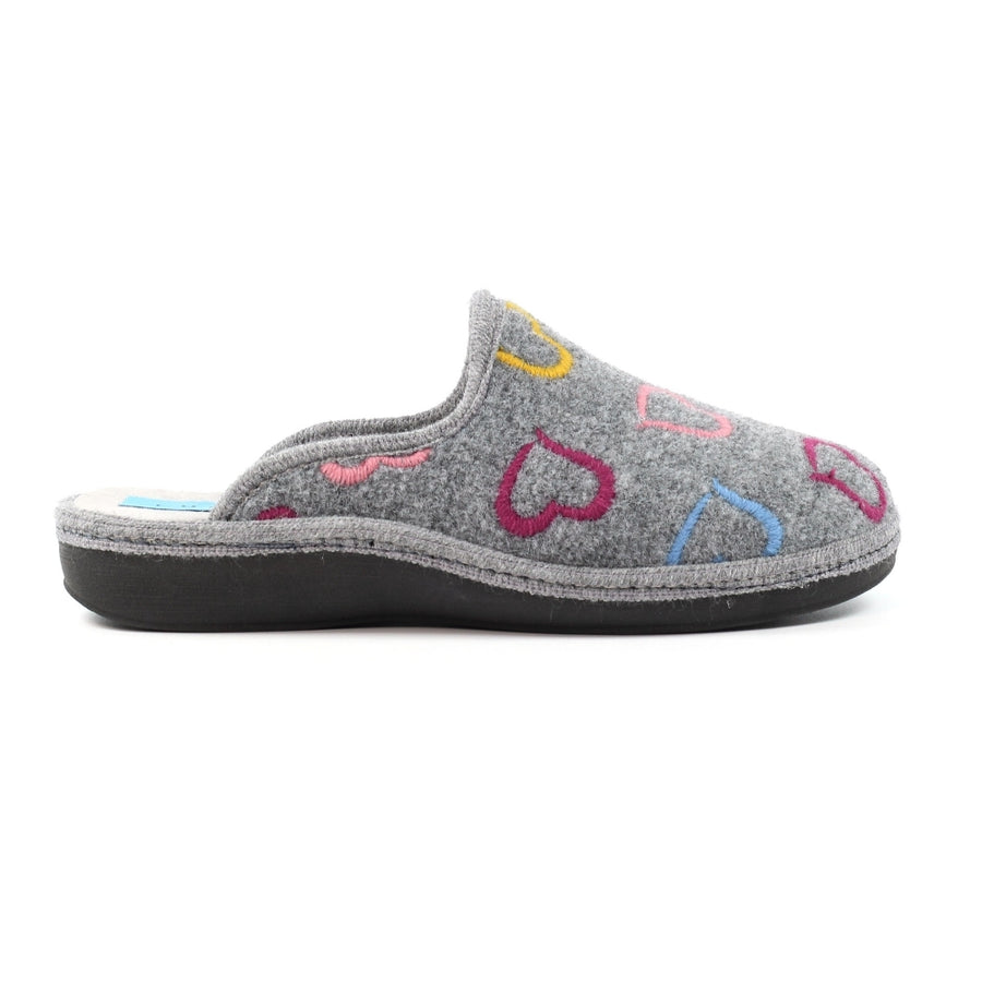 Lunar KLS 130 GR Love Grey Mule Slipper
