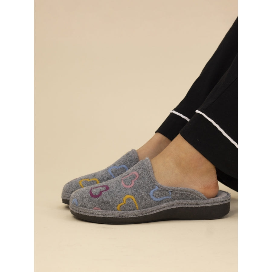 Lunar KLS 130 GR Love Grey Mule Slipper