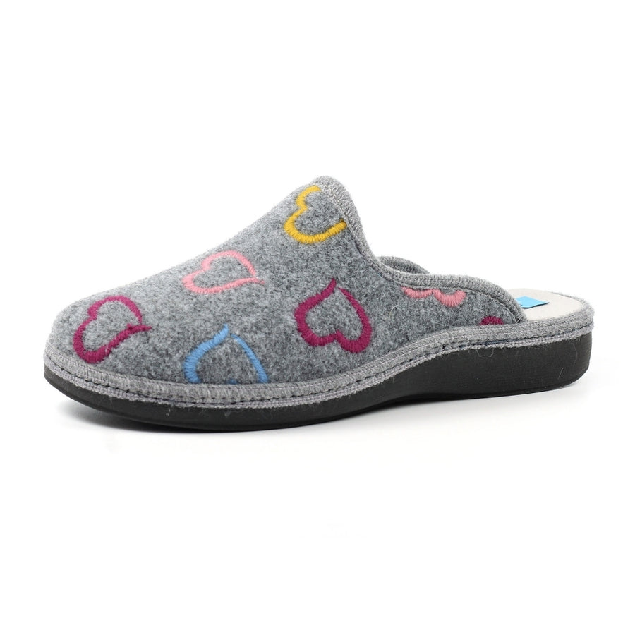 Lunar KLS 130 GR Love Grey Mule Slipper