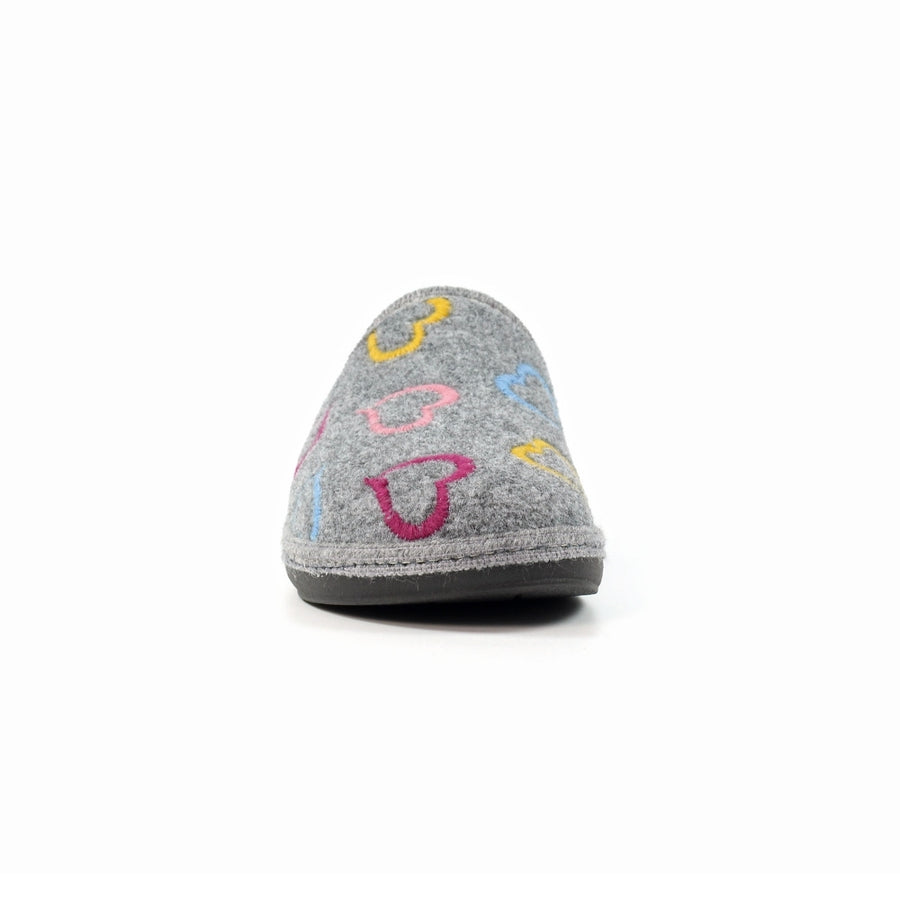Lunar KLS 130 GR Love Grey Mule Slipper
