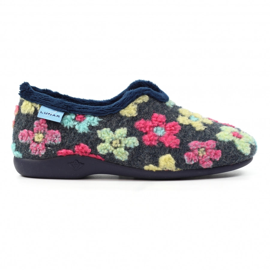 Lunar KLA253 BL Lychee Navy Slipper