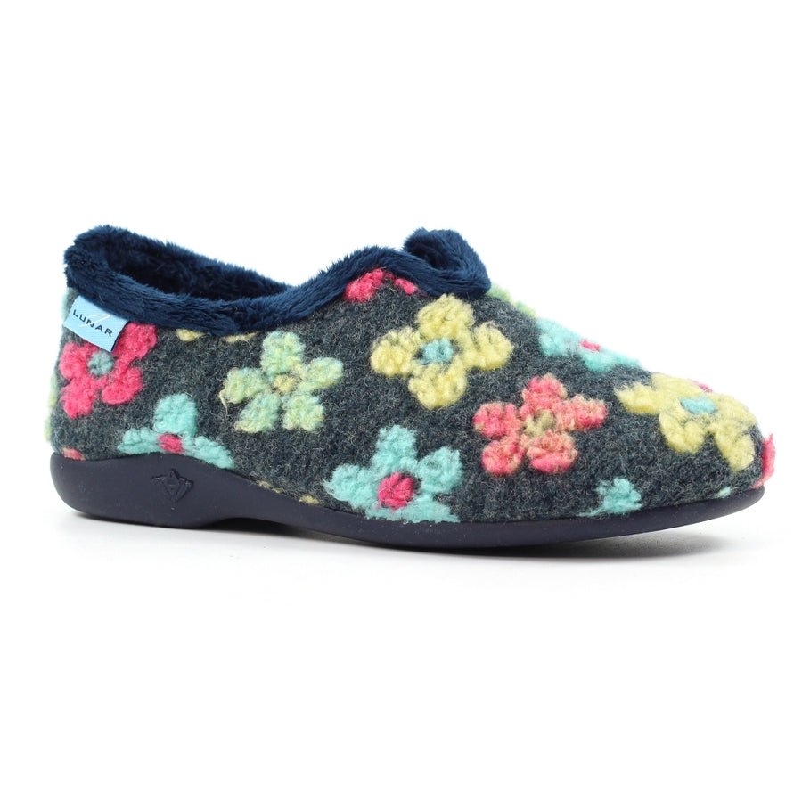 Lunar KLA253 BL Lychee Navy Slipper