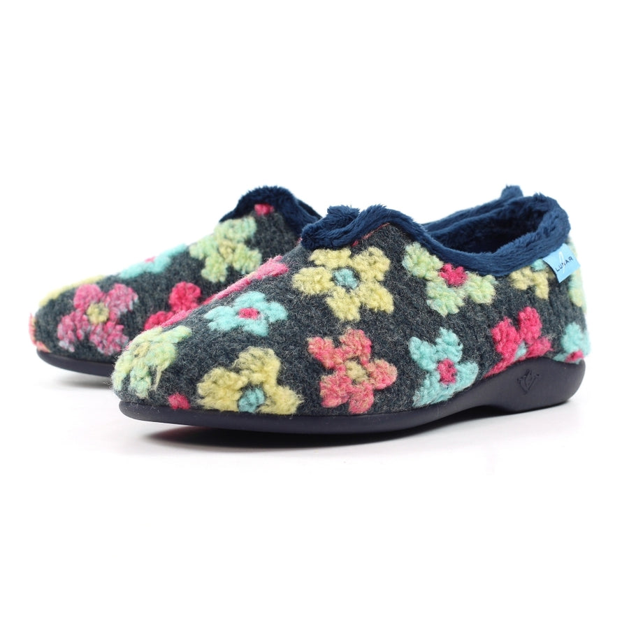 Lunar KLA253 BL Lychee Navy Slipper