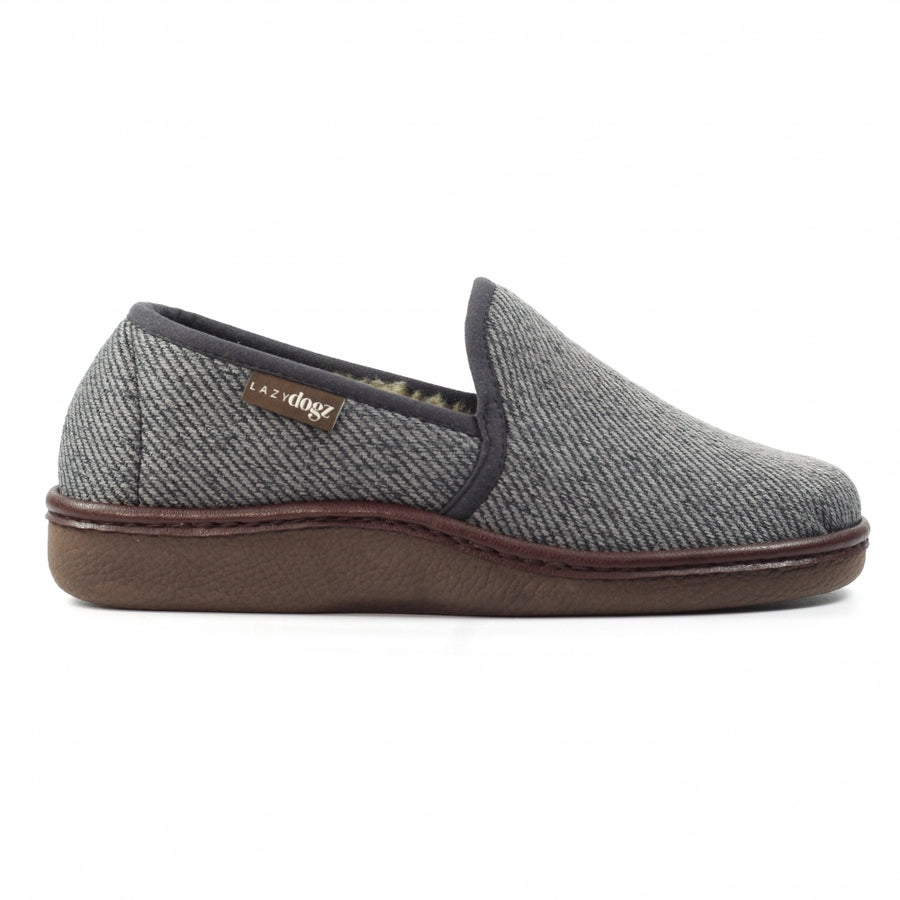 Lazy Dogz KMD 113 GR Oliver Grey Slipper
