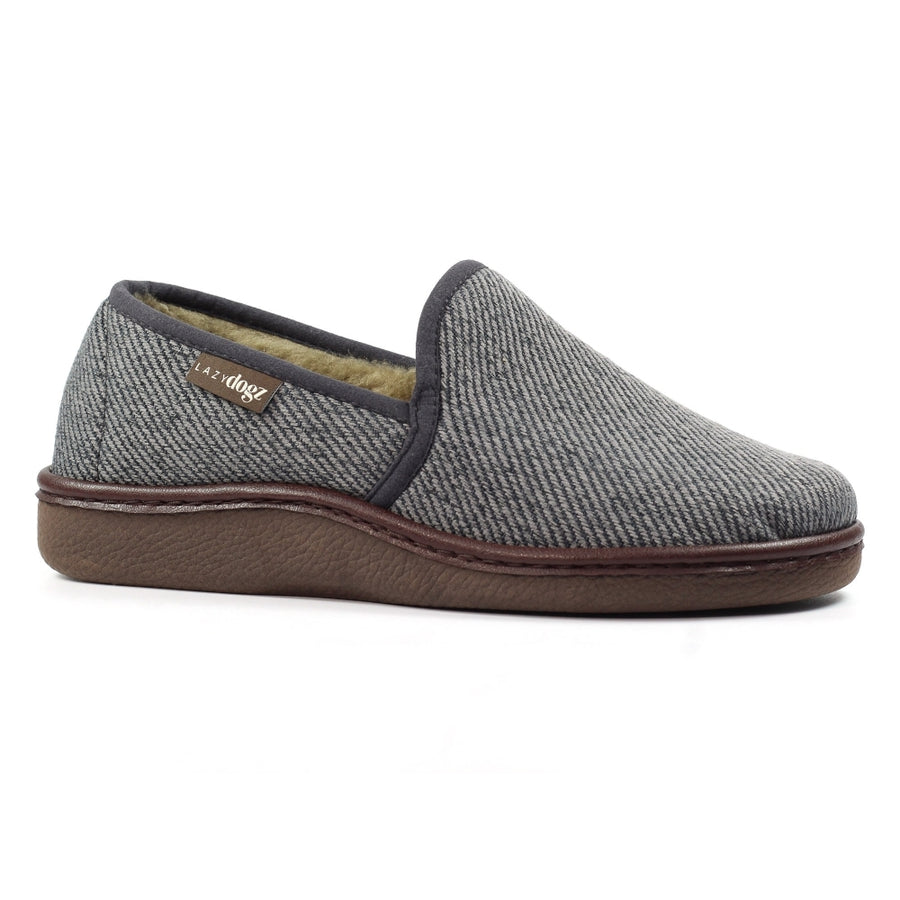 Lazy Dogz KMD 113 GR Oliver Grey Slipper