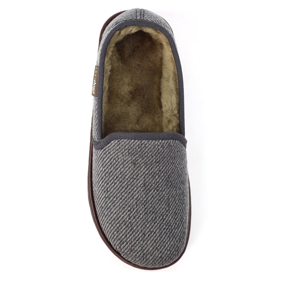 Lazy Dogz KMD 113 GR Oliver Grey Slipper