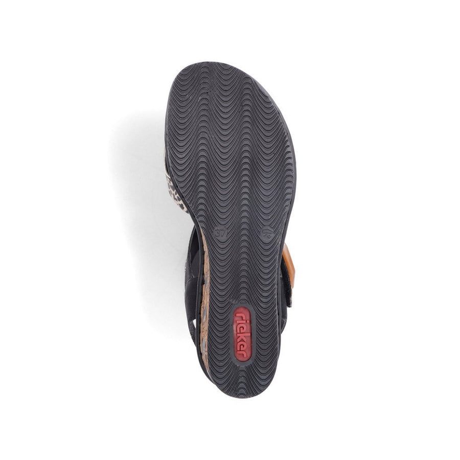 Rieker 68176-00 Ginger/Schwarz/Lightgold