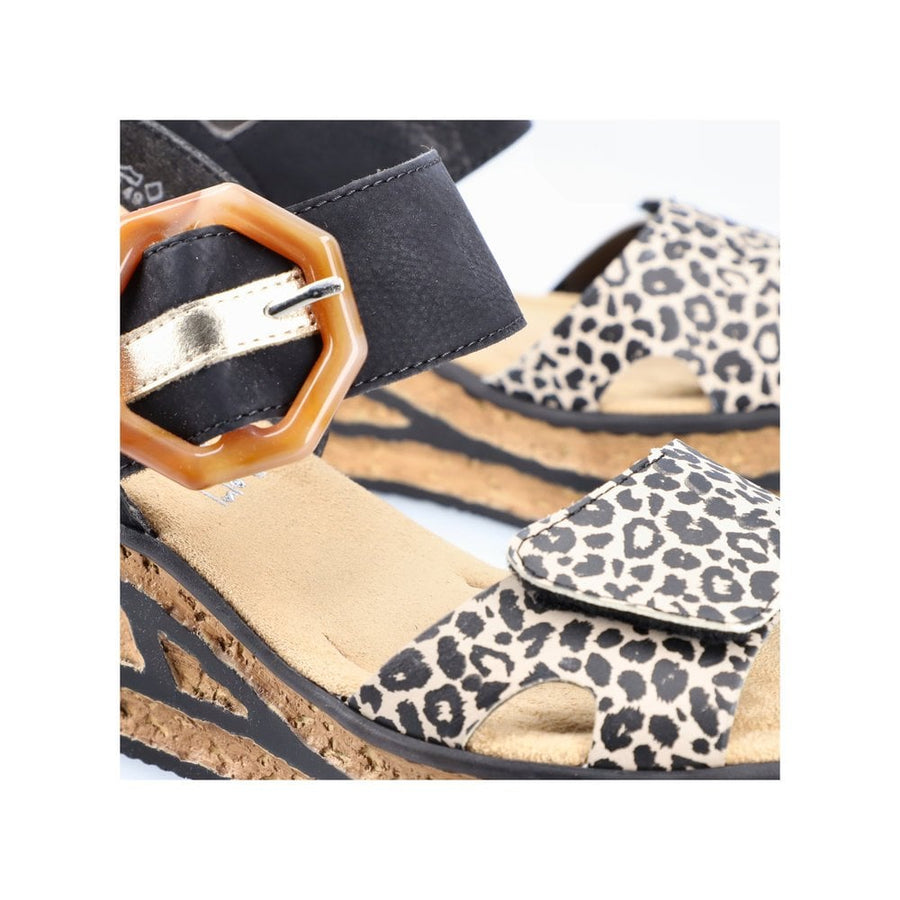 Rieker 68176-00 Ginger/Schwarz/Lightgold