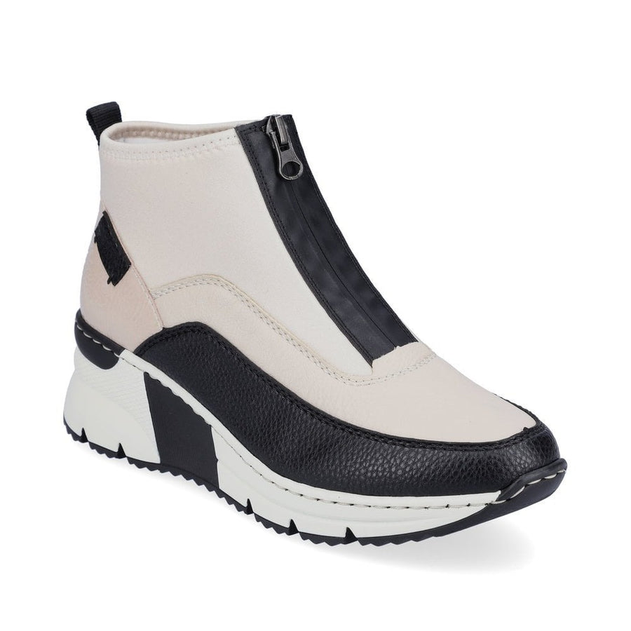 Rieker N6352 60 Schwarz/ Crema/ Cliff/Perlcreme