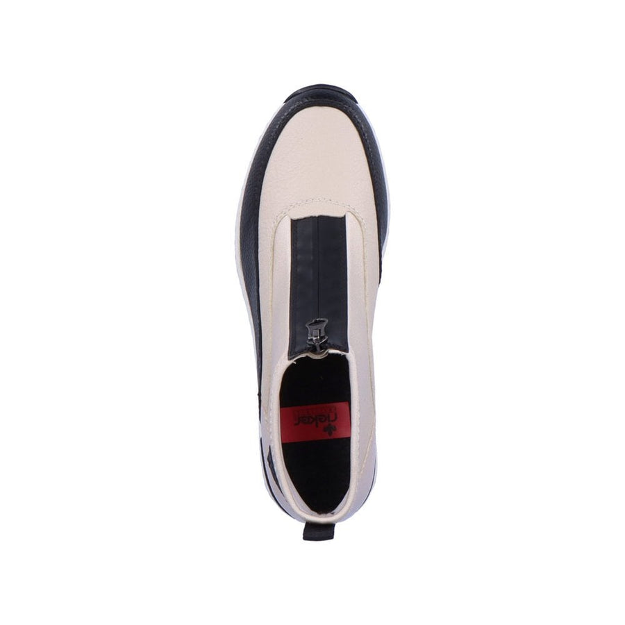 Rieker N6352 60 Schwarz/ Crema/ Cliff/Perlcreme