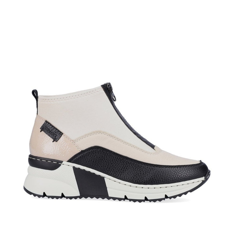 Rieker N6352 60 Schwarz/ Crema/ Cliff/Perlcreme