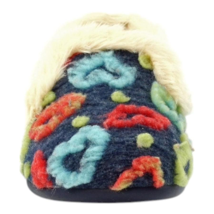 Lunar KLA230 BL Truffe Navy Full Slipper