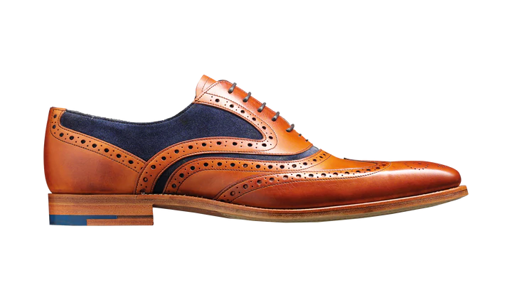 Barker McClean Cedar Blue Suede