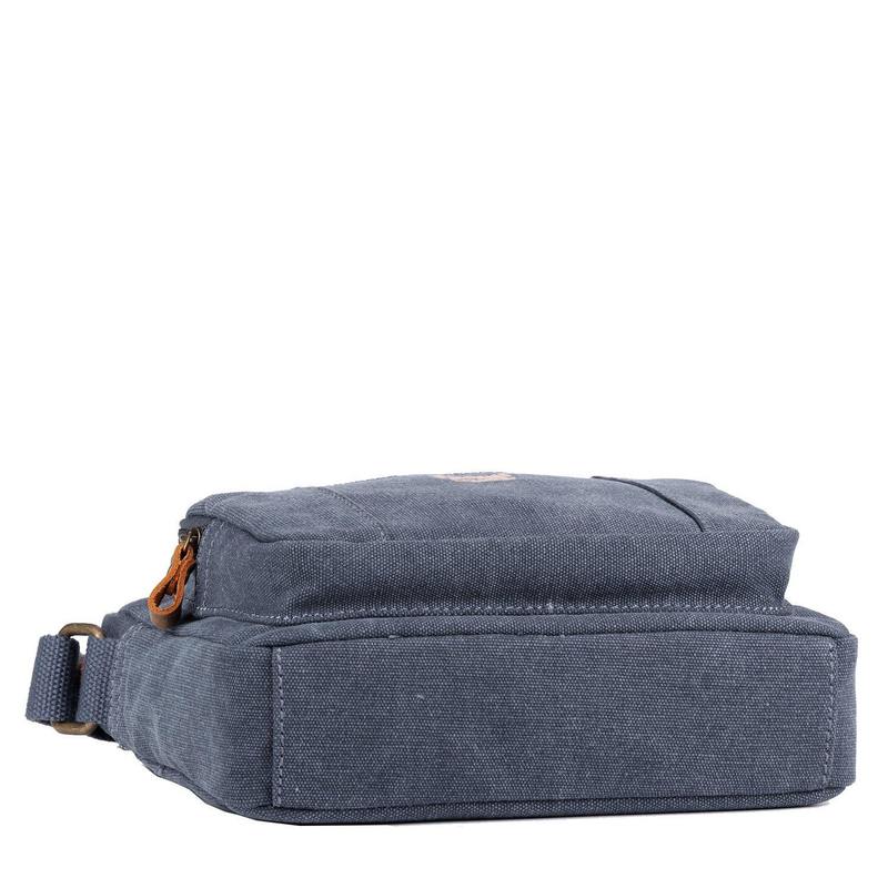 Troop London TRP0235 Classic Across Body Bag in Blue