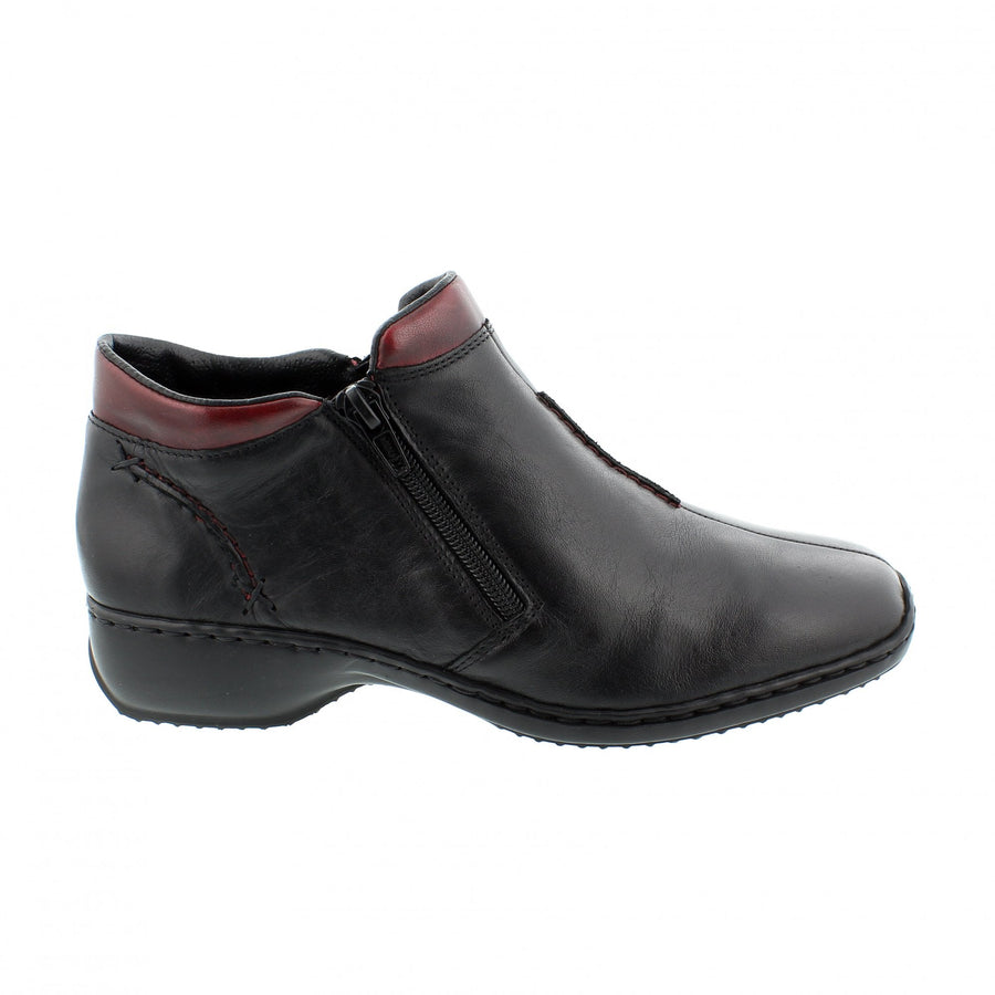 Rieker L3882-00 Doro Black/Burgandy